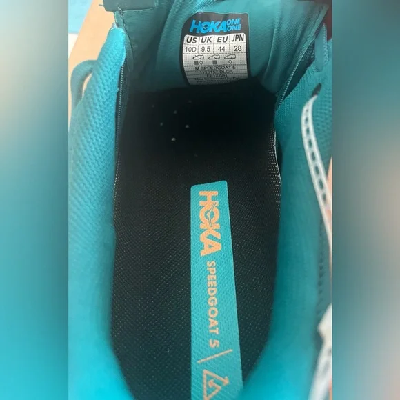 HOKA One One Speedgoat 5 Trail Running Shoes - Men Sz 10 - NEW - Picture 7 of 7